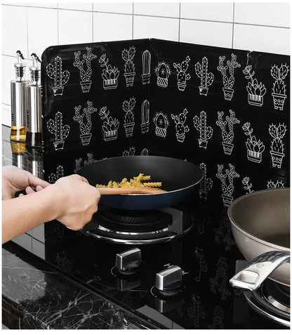 Aluminum Foldable Kitchen Gas Stove Baffle Plate