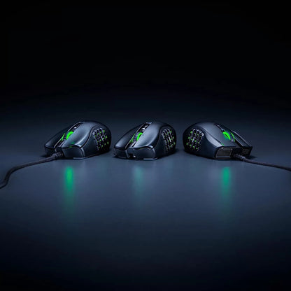 Razer Naga Pro Wireless Gaming Mouse: Interchangeable Side Plate w/ 2, 6, 12 Button Configurations - Focus+ 20K DPI Optical Sensor - Fastest Gaming Mouse Switch - Chroma RGB Lighting