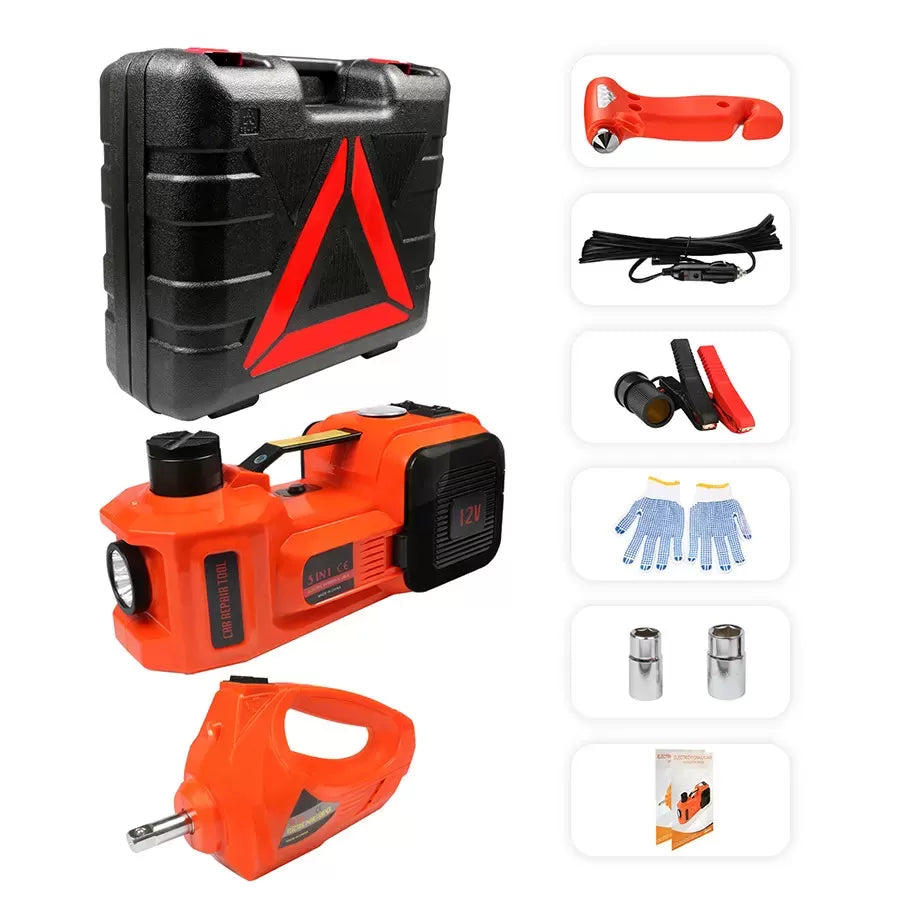 [🔥BUY 1 GET 1 FREE] 2V 5T 36cm 3 in Car Jack Electric Hydraulic Jack Portable Tire Lifting Car Repair mechanical Tools