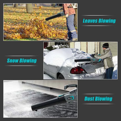 20V Cordless Leaf Blower with Battery & Charger, 5-Speed Electric Blower for Lawn Care, Battery Powered Leaf Blower Lightweight