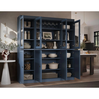 100% Solid Wood 65" Kitchen China Pantry Buffet by Palace Imports - 65" x 71.5"