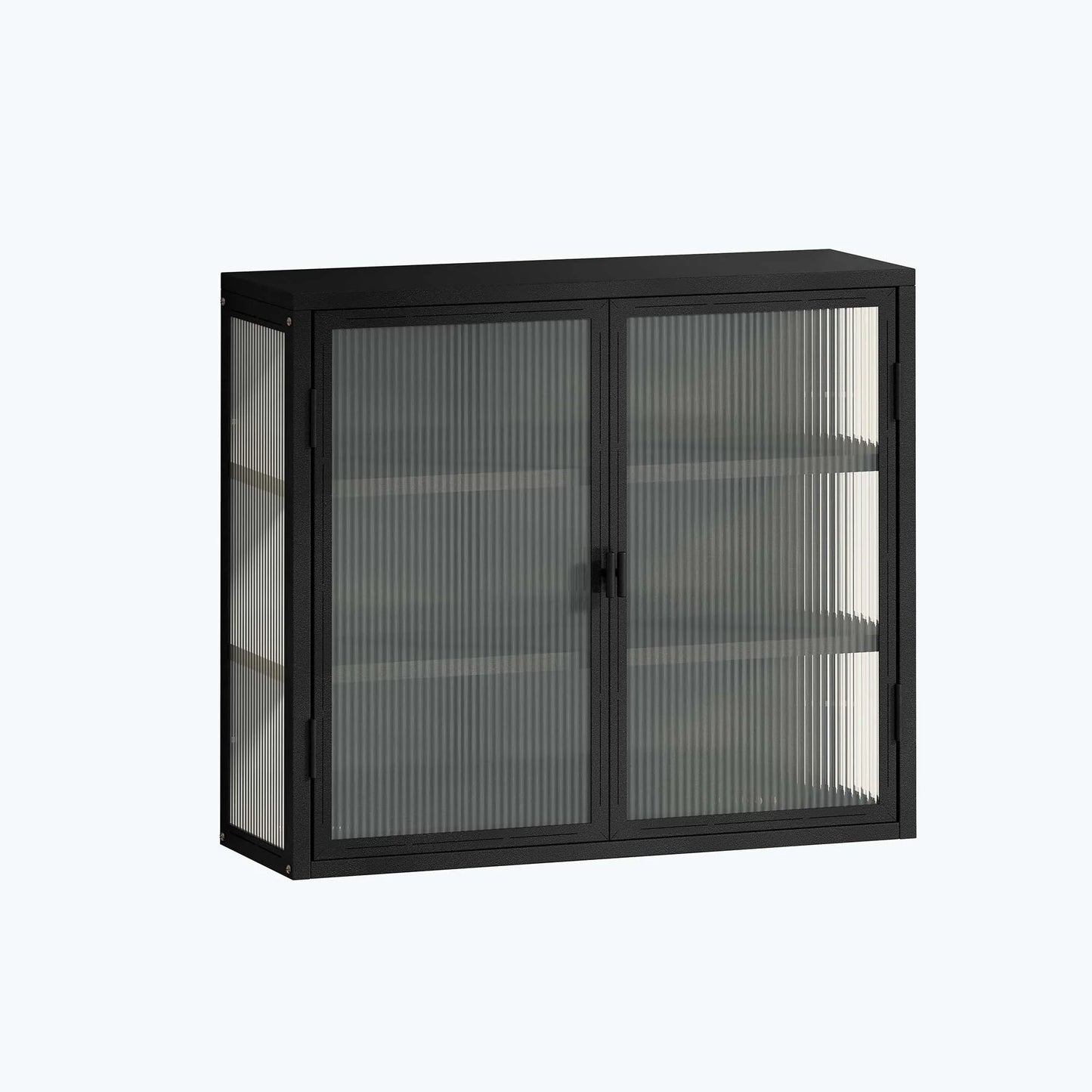 Retro Style Glass Door Wall Cabinet