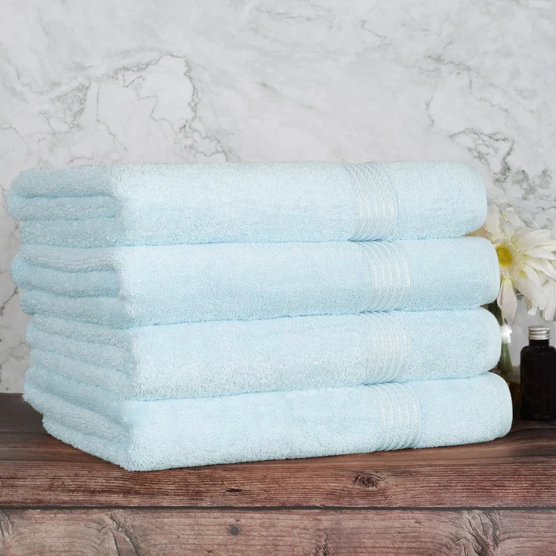 Blue Nile Mills Ibiza Egyptian Cotton Bath Towel, Set of 4