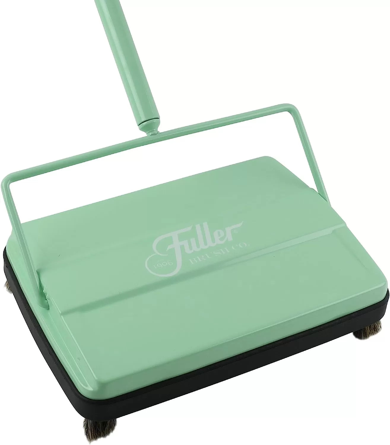 Fuller Brush 17027 Carpet & Floor Sweeper- Mini Stick Cleaner For Hardwood Surfaces, Wood Floors, Laminate, Tile- Small & Portable For The Home Or Office - Cleans Dust Pet Hair- Electrostatic & Silent