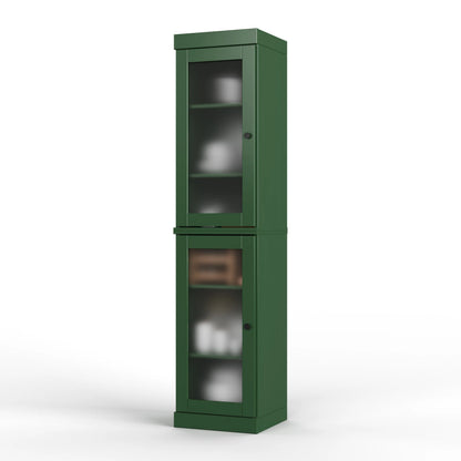 100% Solid Wood 16.5" Kitchen Pantry Cabinet with Doors by Palace Imports