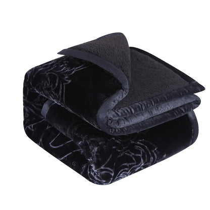 Fleece/ Sherpa Down Alternative 3-piece Comforter Set