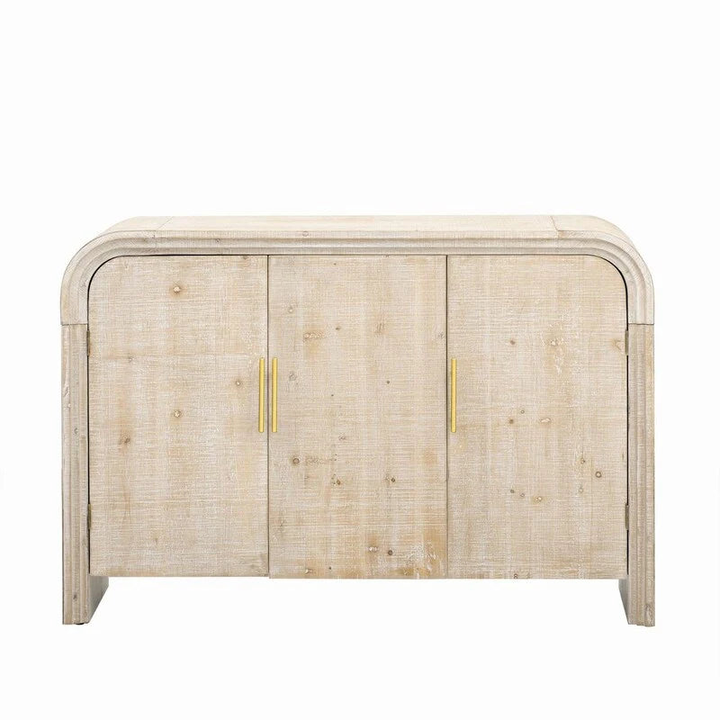47.2''W Sideboard with Gold Handles and Adjustable Dividers - N/A