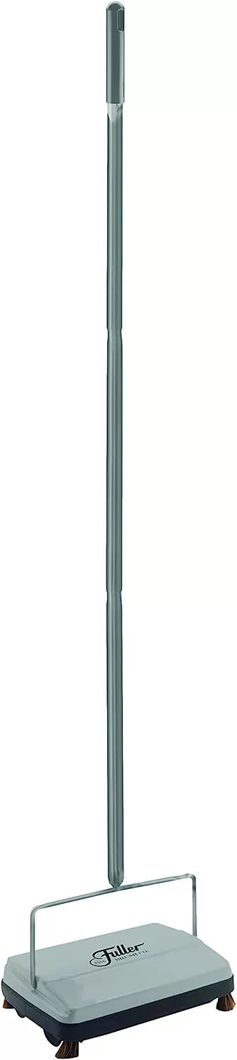 Fuller Brush 17027 Carpet & Floor Sweeper- Mini Stick Cleaner For Hardwood Surfaces, Wood Floors, Laminate, Tile- Small & Portable For The Home Or Office - Cleans Dust Pet Hair- Electrostatic & Silent