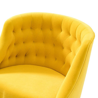Penelope Velvet Tufted Office Chair