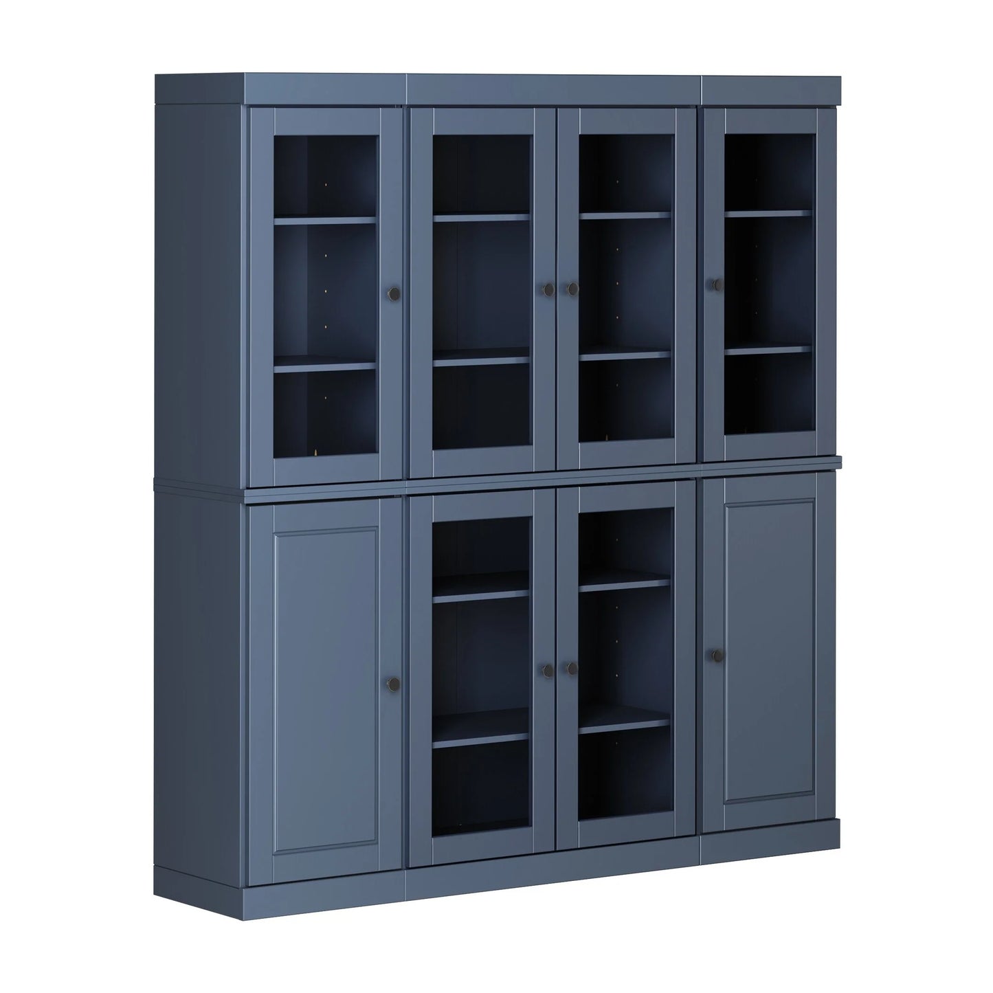 100% Solid Wood 65" Kitchen China Pantry Buffet by Palace Imports - 65" x 71.5"
