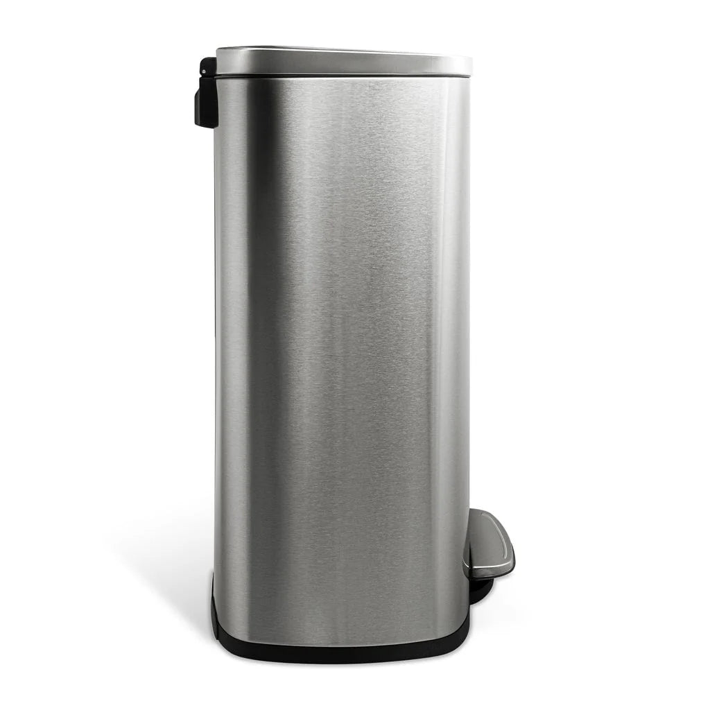 NINESTARS 13.2 Gallon Rectangular Step-On Trash Can