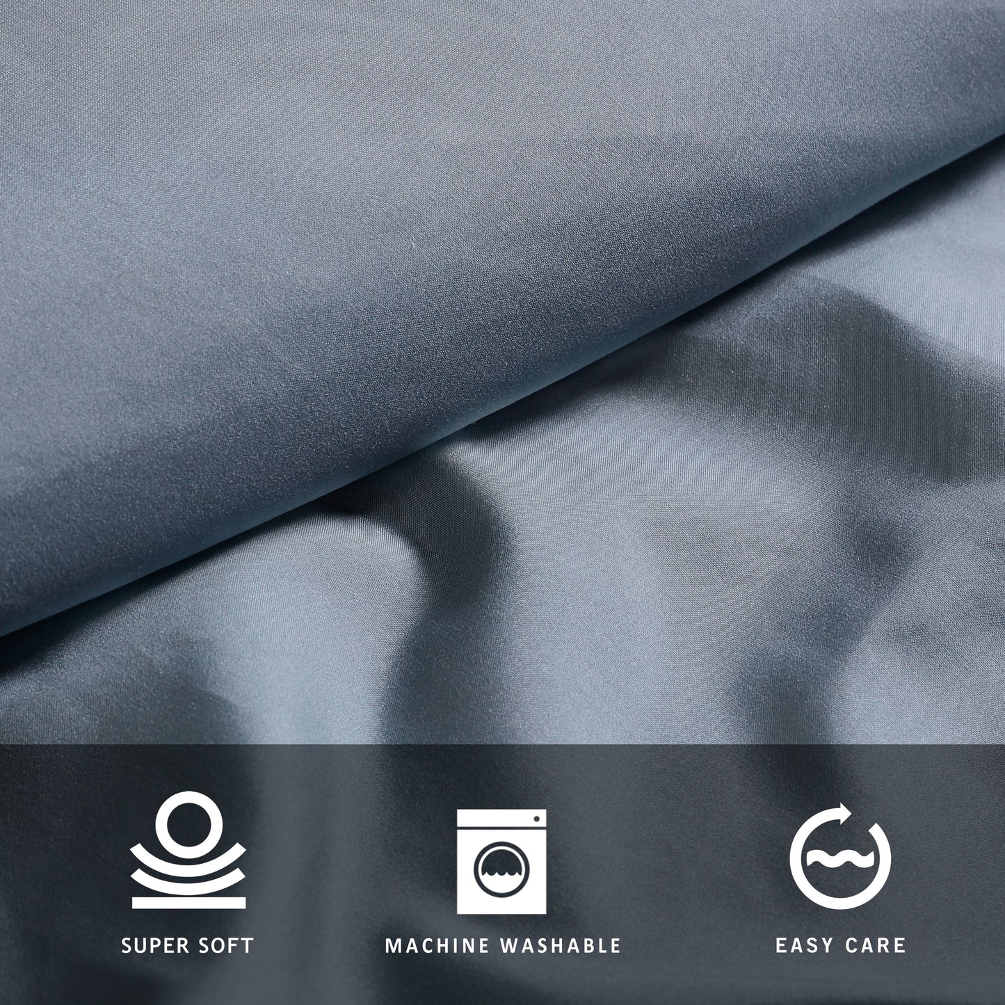 Kenneth Cole Solution Recyled Polyester Solid Bonus Sheet Set
