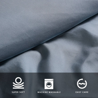 Kenneth Cole Solution Recyled Polyester Solid Bonus Sheet Set