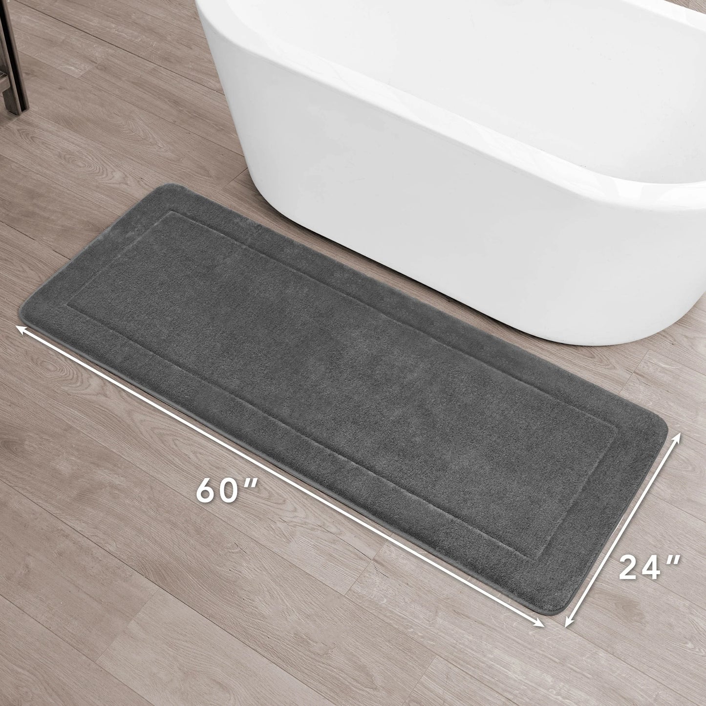 Oliver Brown Terry Memory Foam Bath Mat