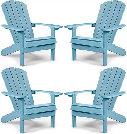 Adirondack Chair ,Patio Chairs 5 Steps Easy Installation,Widely Used in Outdoor, Fire Pit, Deck, Outside, Garden, Campfire Chairs