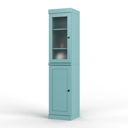 100% Solid Wood 16.5" Kitchen Pantry Cabinet with Doors by Palace Imports
