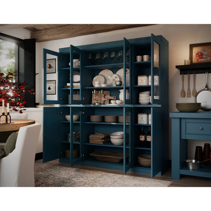 100% Solid Wood 65" Kitchen China Pantry Buffet by Palace Imports - 65" x 71.5"