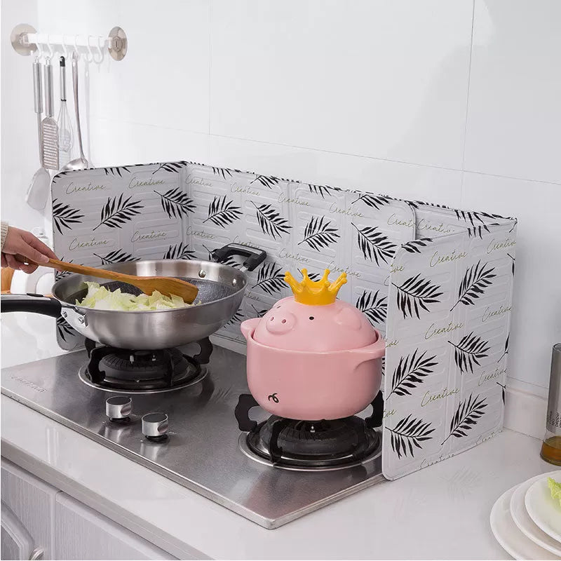 Aluminum Foldable Kitchen Gas Stove Baffle Plate