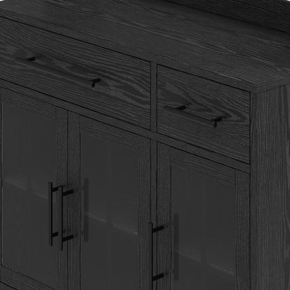 Moasis 71'' Kitchen Pantry Storage Cabinet Microwave Stand Hutch Cabinet with Power Outlet