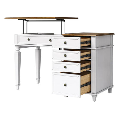 Christian 50" Farmhouse Desk with Lift Top and USB