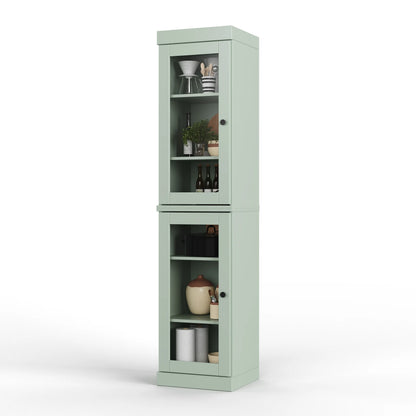 100% Solid Wood 16.5" Kitchen Pantry Cabinet with Doors by Palace Imports