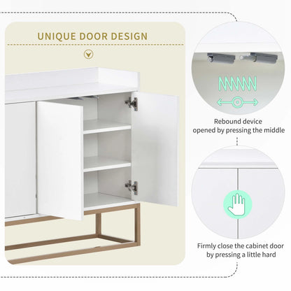 Modern Sideboard Elegant Buffet Cabinet with Large Storage