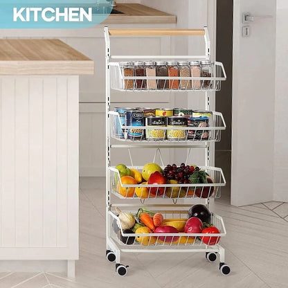 4-Tier Adjustable Fruit Vegetable Basket