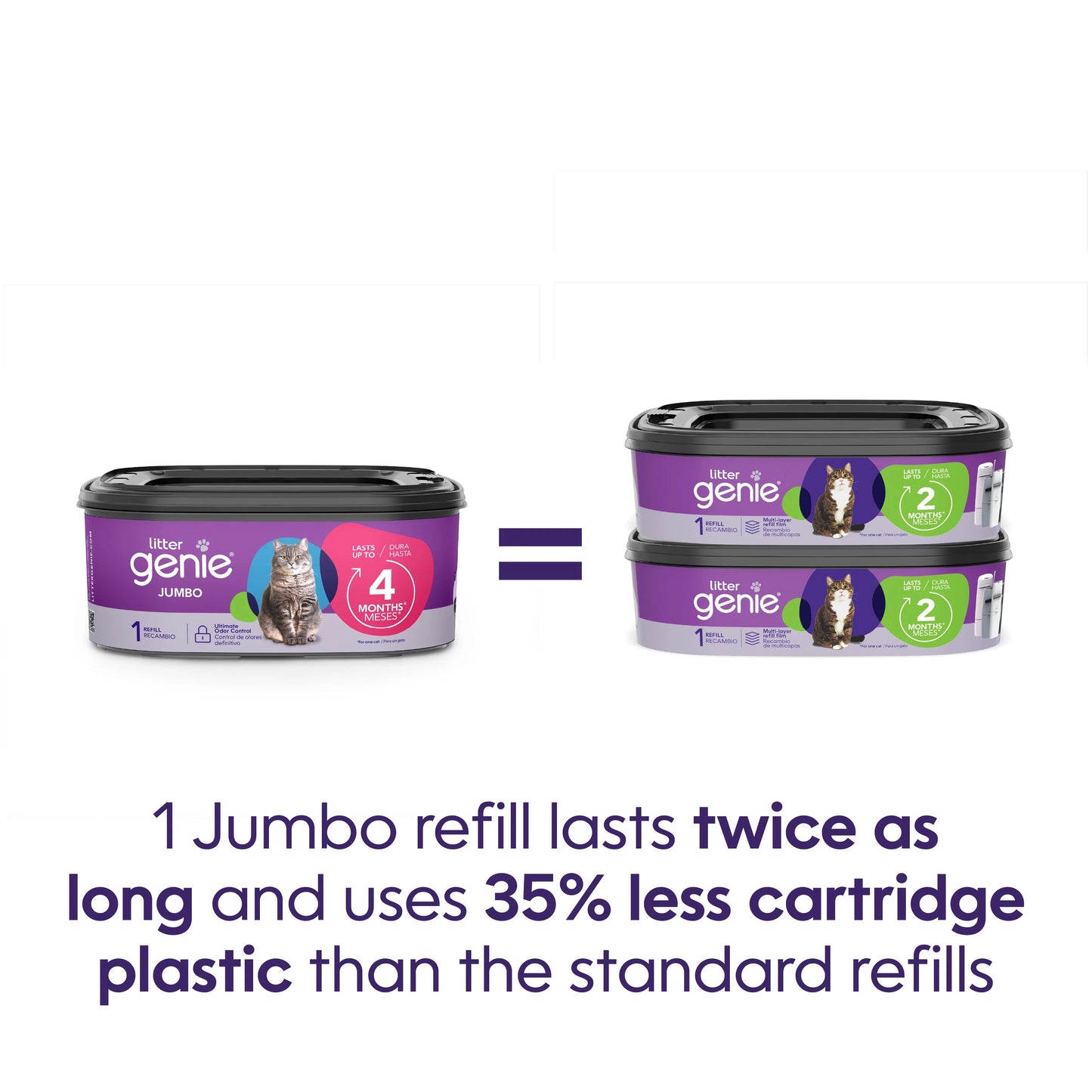 Litter Genie Jumbo Refill 2pk
