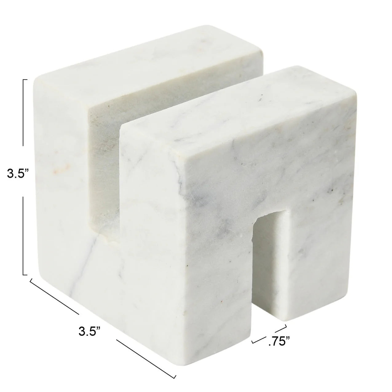 Contemporary Marble Cookbook Stand
