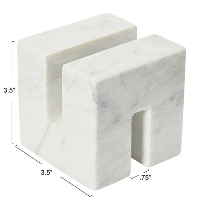 Contemporary Marble Cookbook Stand