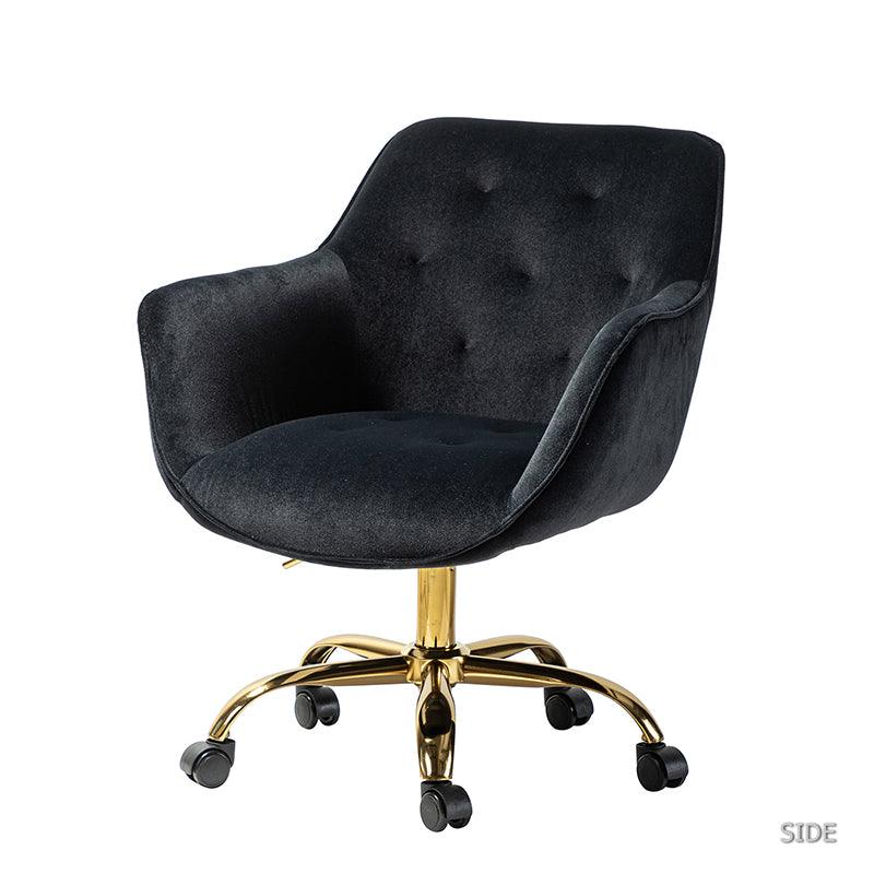 Jovida Velvet Tufted Office Chair
