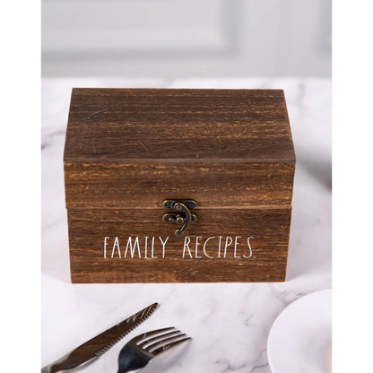 Rae Dunn Antique Recipe Box - Dividers not Included