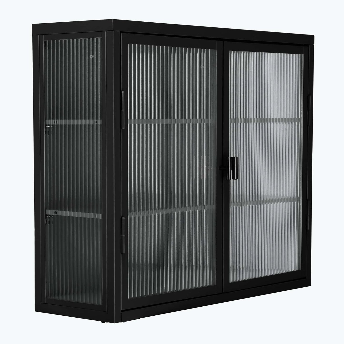 Retro Style Glass Door Wall Cabinet