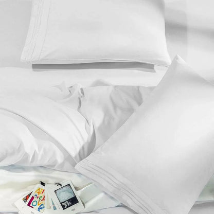 Super Soft 1800 Thread Count Luxury Egyptian Wrinkle Hypoallergenic 6 pcs Bed Sheet Set