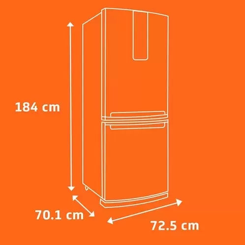 Brastemp BRE57AK Frost Free Refrigerator with Turbo Ice Inverse - 443L