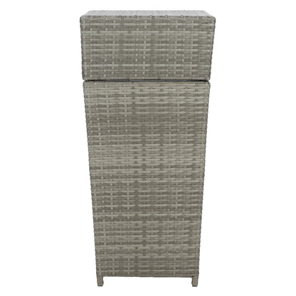 SAFAVIEH Outdoor Jennie Trash Bin (Fully Assembled)