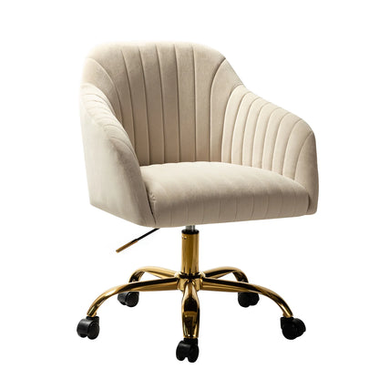 Bright Velvet Office Chair
