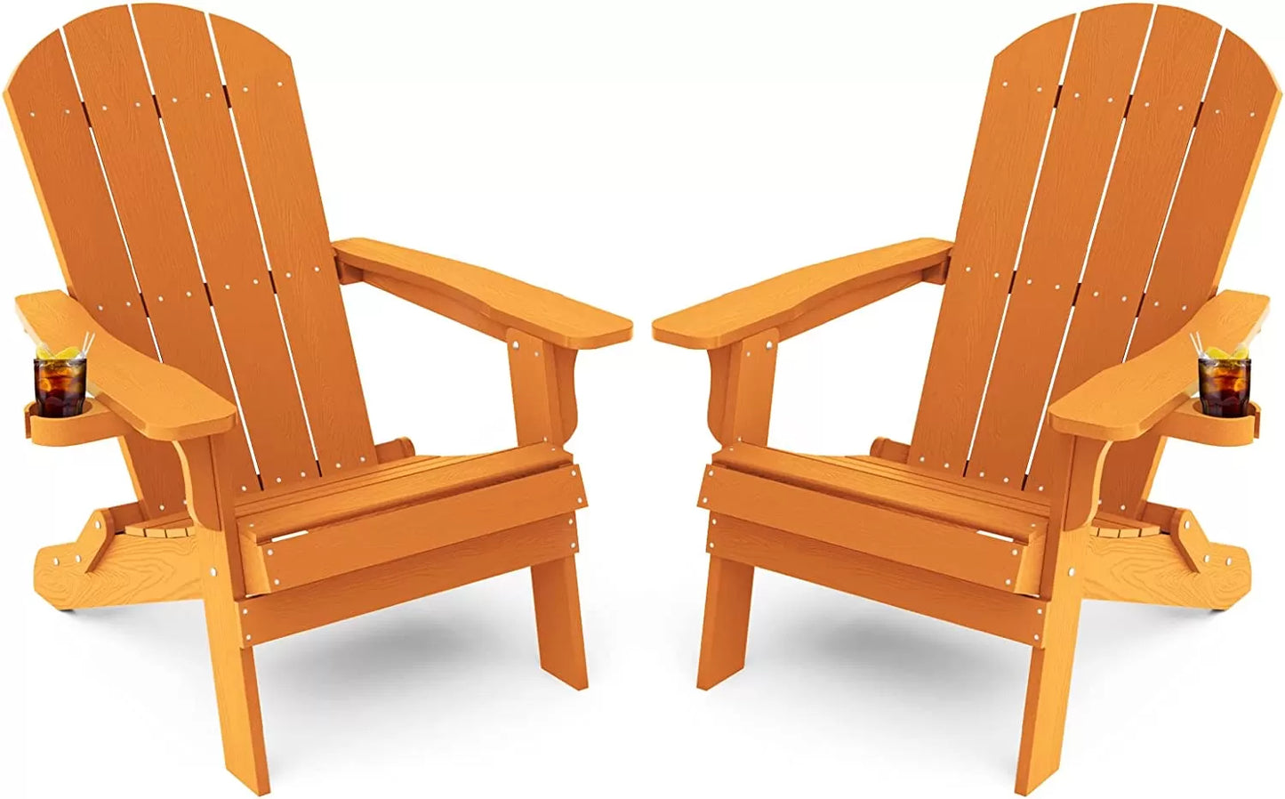 Adirondack Chair ,Patio Chairs 5 Steps Easy Installation,Widely Used in Outdoor, Fire Pit, Deck, Outside, Garden, Campfire Chairs