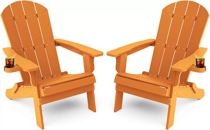 Adirondack Chair ,Patio Chairs 5 Steps Easy Installation,Widely Used in Outdoor, Fire Pit, Deck, Outside, Garden, Campfire Chairs