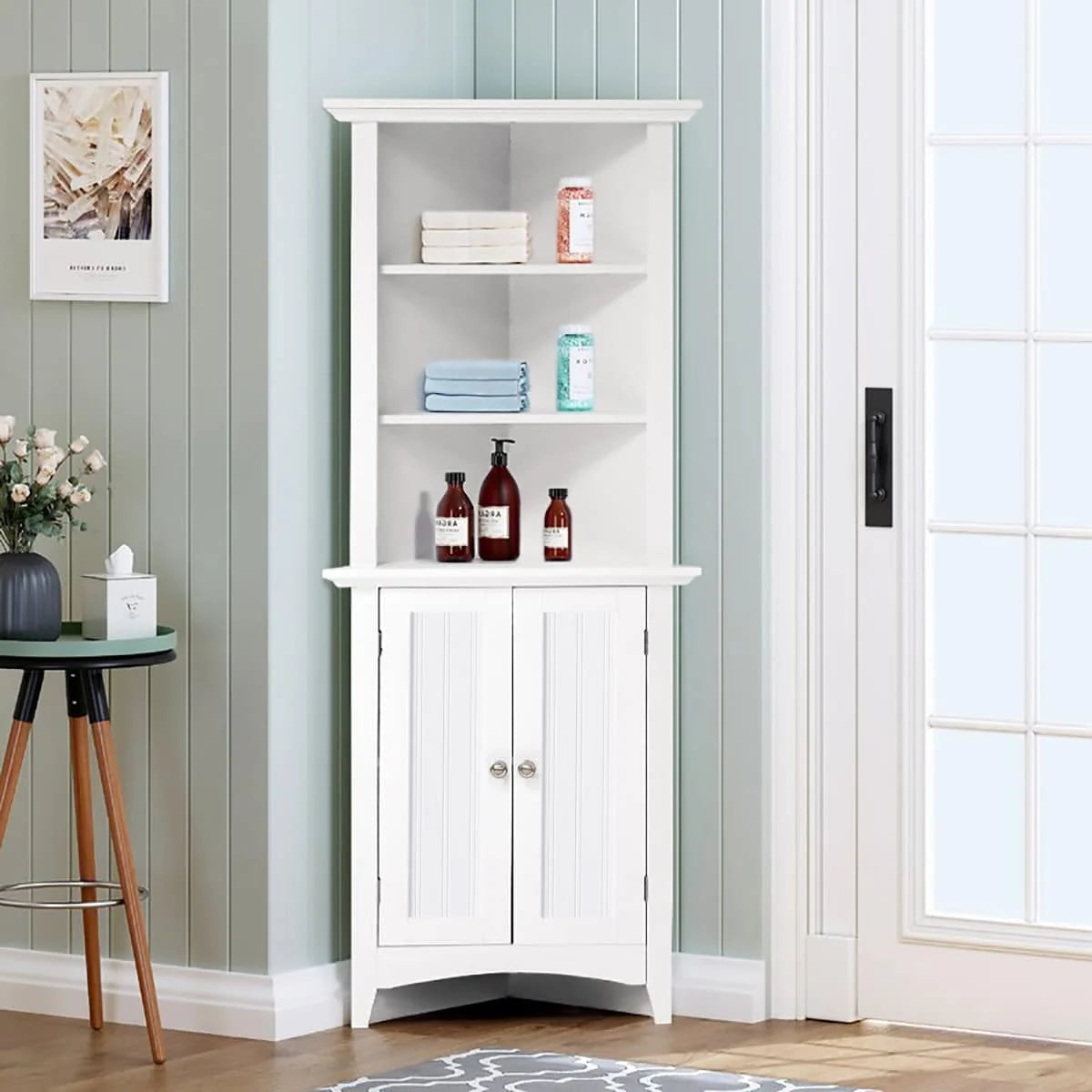 OS Home and Office Corner Kitchen Cabinet