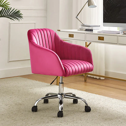 Theo Modern Velvet Task Chair with Tufted Back