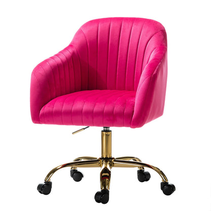 Bright Velvet Office Chair