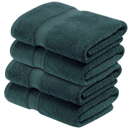 Superior Egyptian Cotton Pile Heavyweight Bath Towel Set of 4