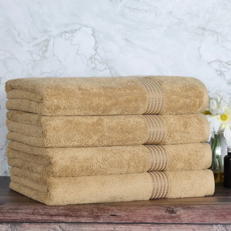 Blue Nile Mills Ibiza Egyptian Cotton Bath Towel, Set of 4