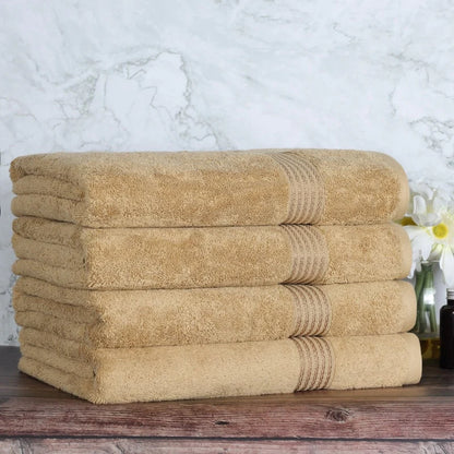 Blue Nile Mills Ibiza Egyptian Cotton Bath Towel, Set of 4