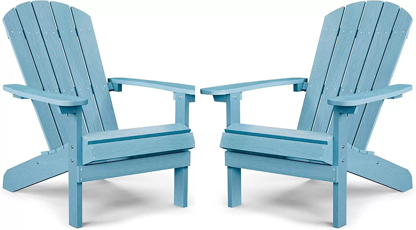 Adirondack Chair ,Patio Chairs 5 Steps Easy Installation,Widely Used in Outdoor, Fire Pit, Deck, Outside, Garden, Campfire Chairs