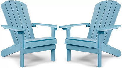 Adirondack Chair ,Patio Chairs 5 Steps Easy Installation,Widely Used in Outdoor, Fire Pit, Deck, Outside, Garden, Campfire Chairs