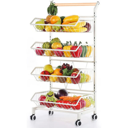 4-Tier Adjustable Fruit Vegetable Basket