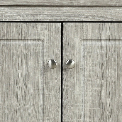 Modern Stylish Triangle Corner Storage Cabinet with Two Adjustable Internal Shelves