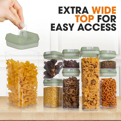 Cheer Collection 7-piece Stackable Airtight Food Storage Container Set